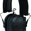 Walker’s Razor Slim Electronic Quad Earmuff 23Db/Realtree Xtra Camo, Black, One Size & Razor Quad Electronic Bluetooth Muff-Black 3