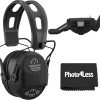 Walkers XCEL 500BT Digital Electronic Muff with Voice Clarity and Bluetooth Bundle with Protective Case, and Microfiber Cleaning Cloth (3 Items) 4