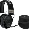 Walkers Razor Slim Electronic Shooting Range Earmuff (US Flag-FDE) Bundle with Glasses Kit (2 Items) 4