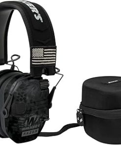 Walker's Game Ear Razor Slim Electronic Lightweight Shooting Hunting Range Hearing Protection Muffs Bundle