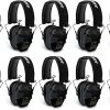 Walker’s Razor Slim Ultra Low Profile Compact Design Adjustable Range Shooting Hunting Hearing Protection Electronic Earmuffs (Carbon) 10-Pack 4