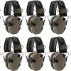 Walker’s Razor Slim Ultra Low Profile Compact Design Adjustable Range Shooting Hunting Hearing Protection Electronic Earmuffs (MultiCam Camo Gray) 8-Pack 3