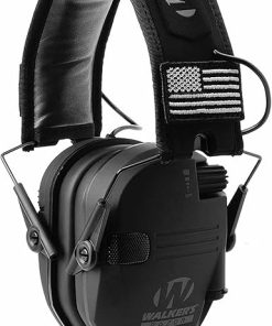 Walker’s Razor Slim Shooter Electronic Hunting Folding Hearing Protection Earmuffs with 23dB Noise Reduction and Sound Amplification (4 Pack) 2