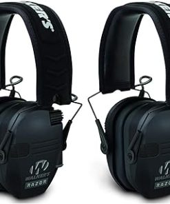 Walkers Razor Slim Electronic Shooting Muffs 2-Pack Bundle (Black)