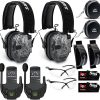 Walker’s Razor Slim Low Profile Electronic Ear Muffs Kryptek Typhon 3