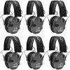 Walker’s Razor Slim Ultra Low Profile Compact Design Adjustable Range Shooting Hunting Hearing Protection Electronic Earmuffs (MultiCam Camo Gray) 10-Pack 3