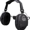 WALKER’S Digital AM/FM Radio Muff – 25dB Noise Reduction Rating Hunting Shooting Hearing Protection Electronic Earmuffs w/ Radio, MP3/CD Player Jack, 2 AAA Batteries Included 4
