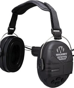 Walker's Rechargeable Lightweight Shooting Hunting Range Electronic Slim Low Profile Hearing Protection FireMax Earmuffs