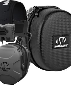 Walker's XCEL 500BT Digital Electronic Muff and Protective Case Bundle